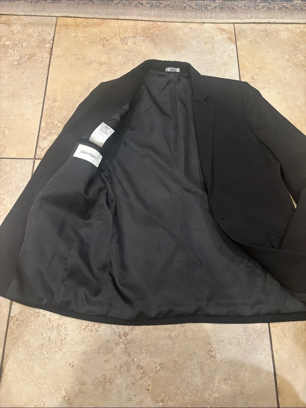 Calvin Klein kids Black Single-Breasted Blazer size 14